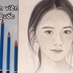 Hướng dẫn vẽ diễn viên Hàn Quốc Yoona đơn giản